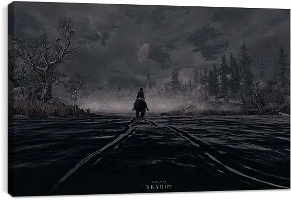 Постер на подрамнике - The Elder Scrolls V: Skyrim
