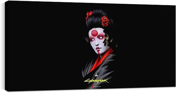 Постер на подрамнике - Cyberpunk 2077