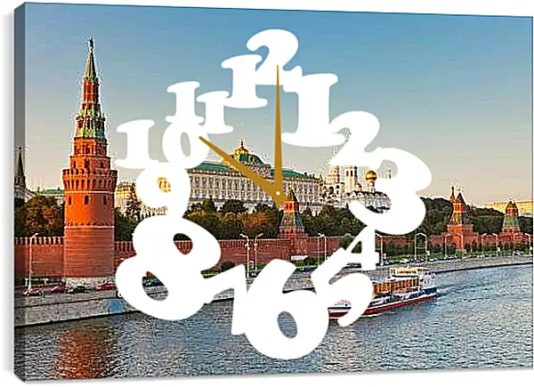 Часы картина - Кремль