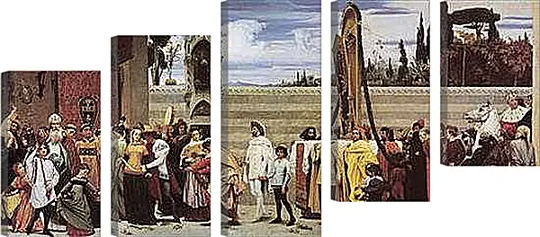 Модульная картина - Cimabu e-s celebrated Madonna.. Мадонна Чимабуэ. Барон Фредерик Лейтон