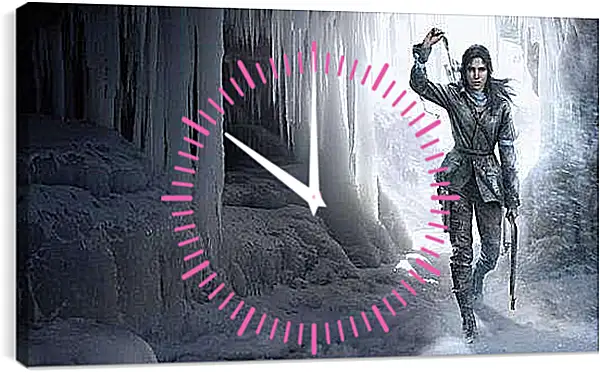 Часы картина - Rise Of The Tomb Raider