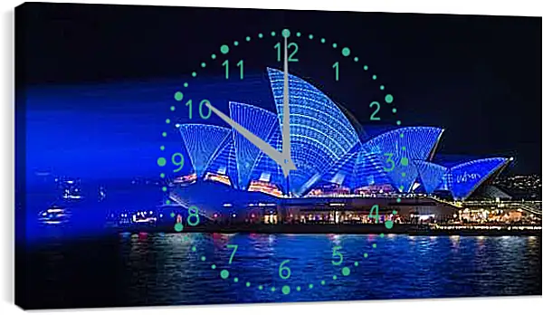 Часы картина - Сиднейский оперный театр 5. Австралия