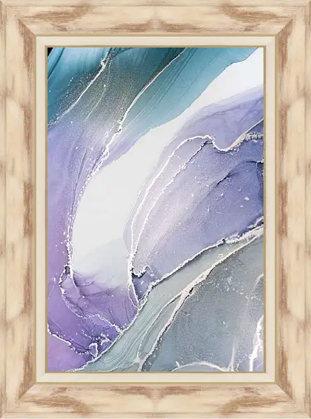 Картина в раме - Abstraction violet2. Mari Dein