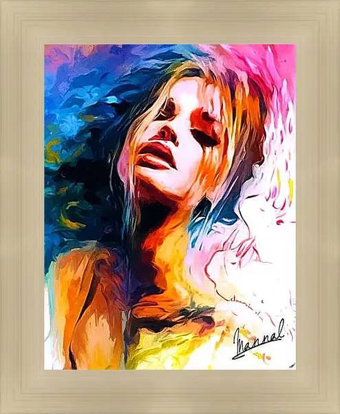 Картина в раме - Портрет