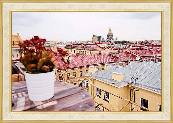 Картина в раме - Сант-Петербург