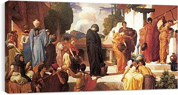 Постер на подрамнике - Captive Andromache. Андромаха. Барон Фредерик Лейтон