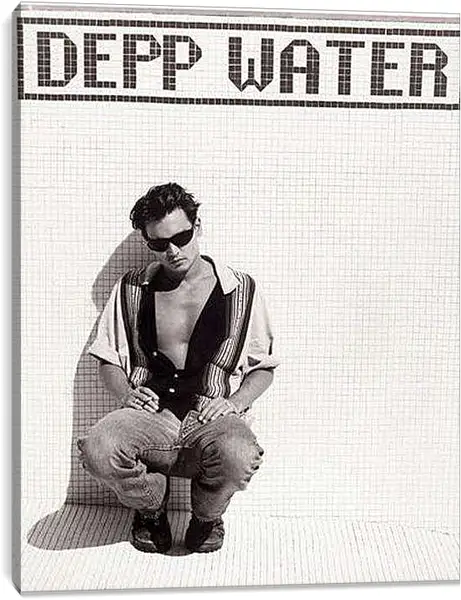 Постер на подрамнике - Johnny Depp - Джонни Депп
