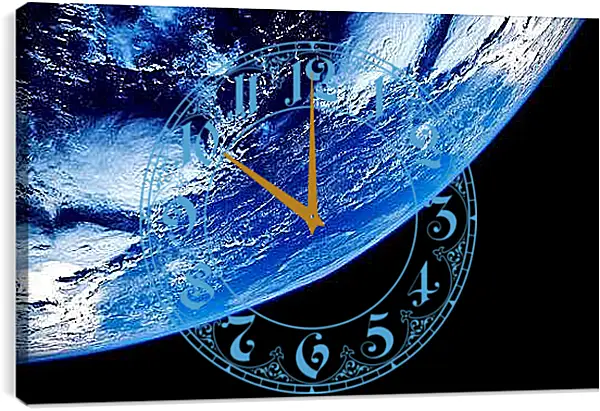 Часы картина - Космос