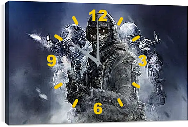 Часы картина - Call Of Duty