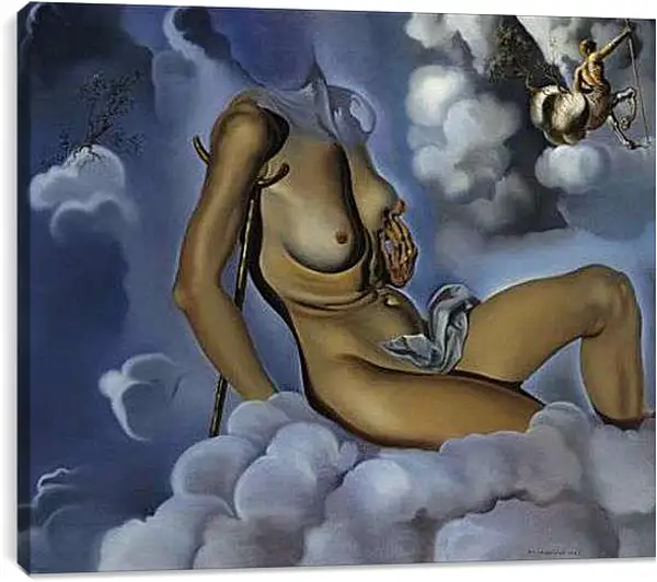 Постер на подрамнике - Honey is Sweeter Then Blood. (Мед слаще крови, (этюд) Сальвадор Дали