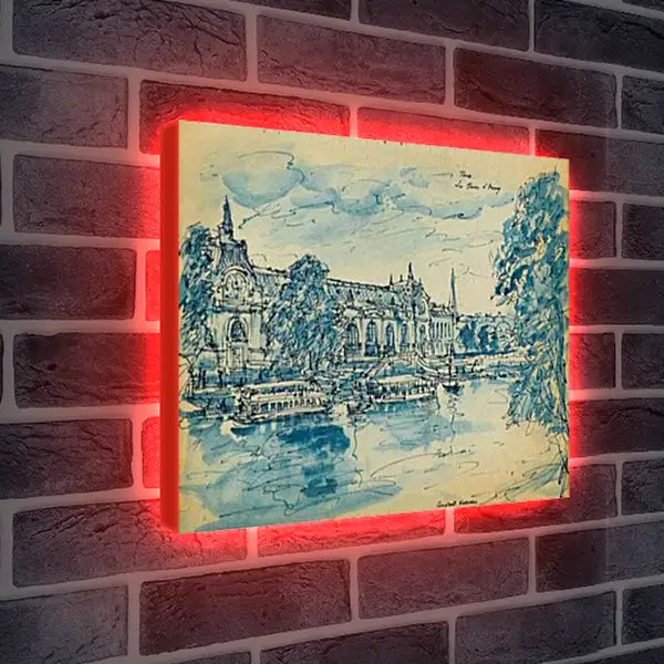 Лайтбокс световая панель - Paris. Коровин Константин