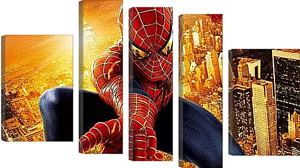 Модульная картина - Человек паук