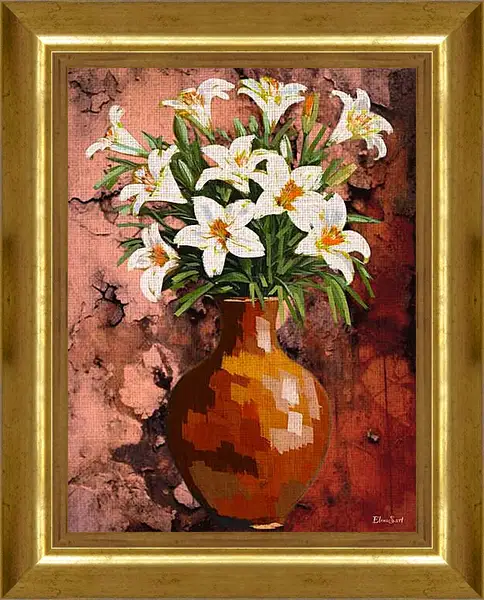 Картина в раме - Vase 16