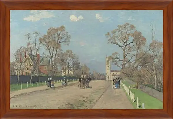 Картина в раме - The Avenue, Sydenham. Камиль Писсарро