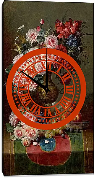 Часы картина - Натюрморт