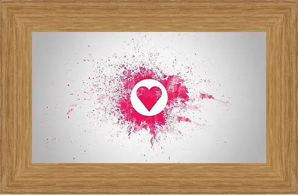 Картина в раме - Любовь