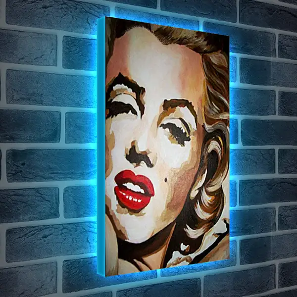 Лайтбокс световая панель - Мэрилин Монро. Поп-арт