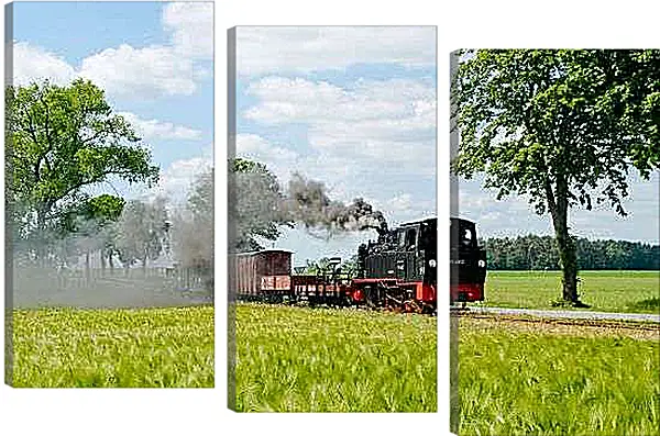 Модульная картина - Железный урожай