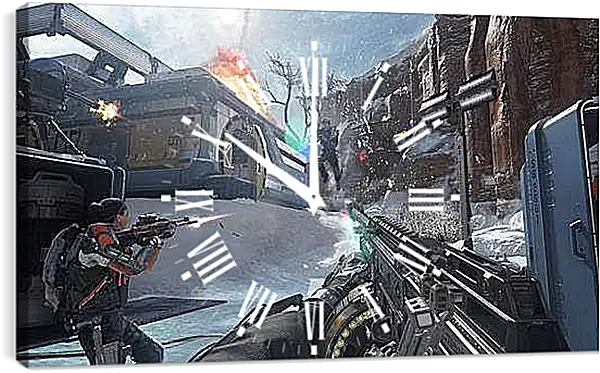 Часы картина - Call Of Duty: Advanced Warfare
