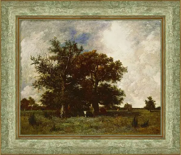 Картина в раме - Fontainebleau Oaks. Жюль Дюпре