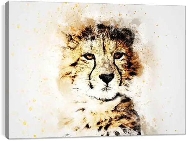 Постер на подрамнике - Гепард