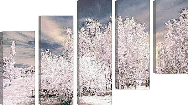 Модульная картина - Зима