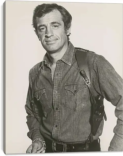 Постер на подрамнике - Жан-Поль Бельмондо. Jean-Paul Belmondo