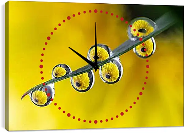 Часы картина - Отражение