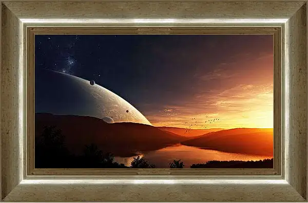 Картина в раме - Космос