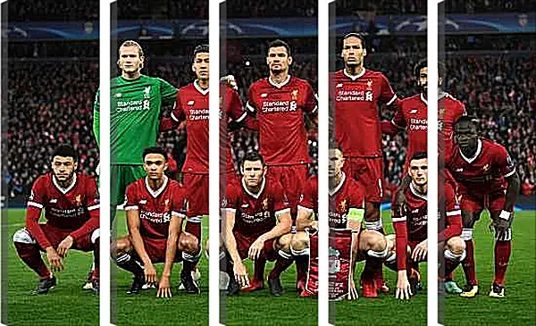 Модульная картина - Фото перед матчем ФК Ливерпуль. FC Liverpool