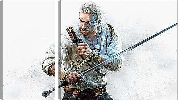 Модульная картина - The Witcher 3 (Ведьмак), Геральт в стойке