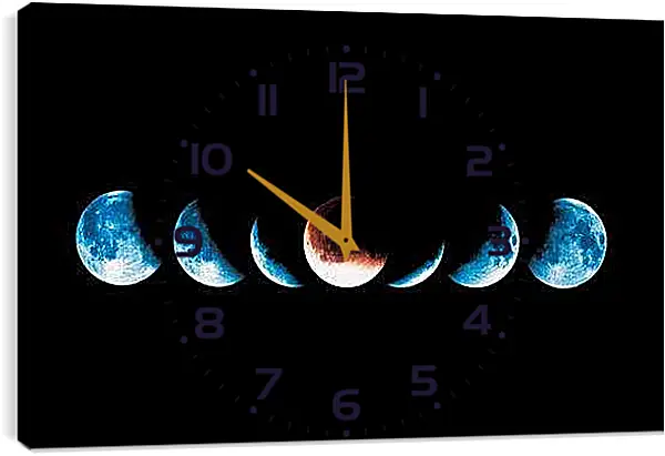 Часы картина - Космос
