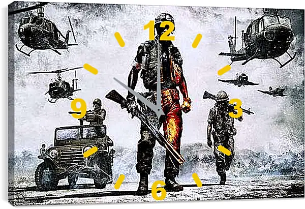 Часы картина - Battlefield: Bad Company 2