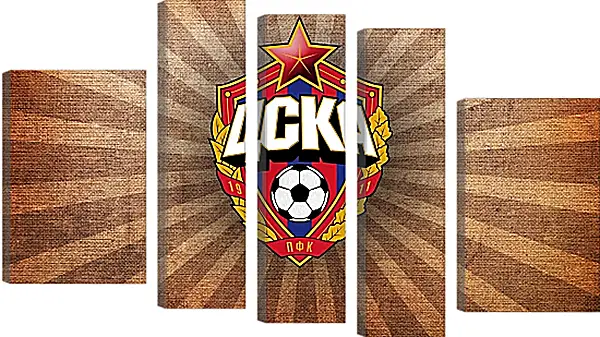 Модульная картина - Эмблема ФК ЦСКА Москва