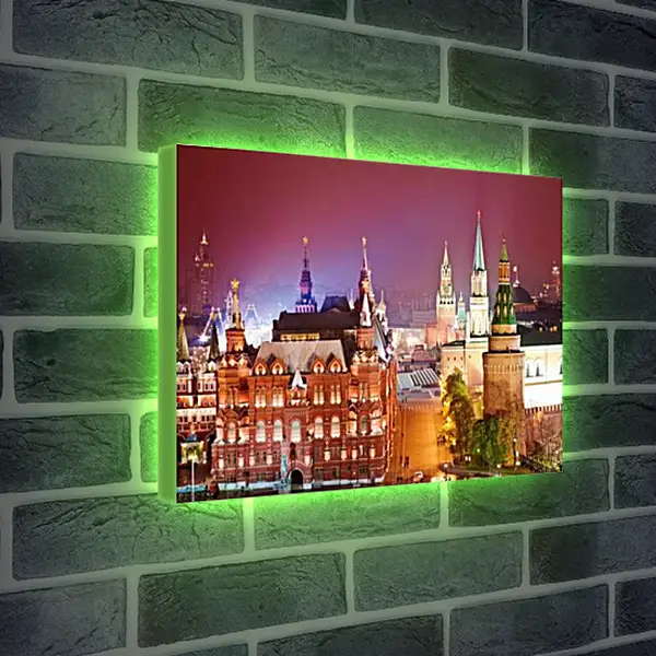 Лайтбокс световая панель - Москва. Вид на Красную площадь.