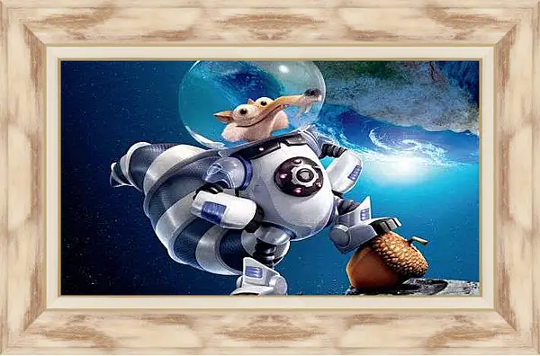 Картина в раме - Белка