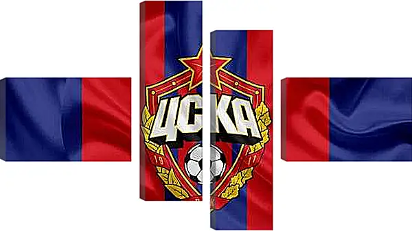 Модульная картина - Эмблема ФК ЦСКА Москва