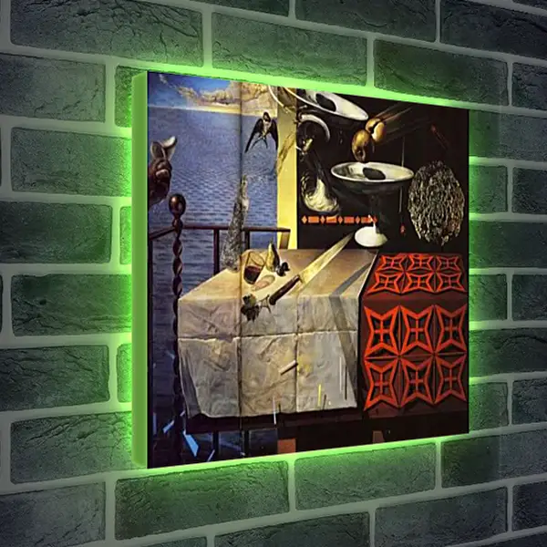 Лайтбокс световая панель - Живой натюрморт. Сальвадор Дали