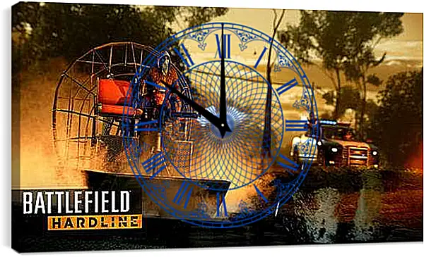 Часы картина - Battlefield: Hardline