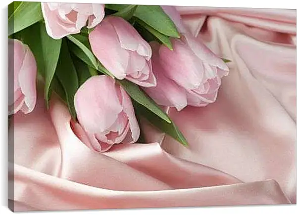 Постер на подрамнике - Тюльпаны