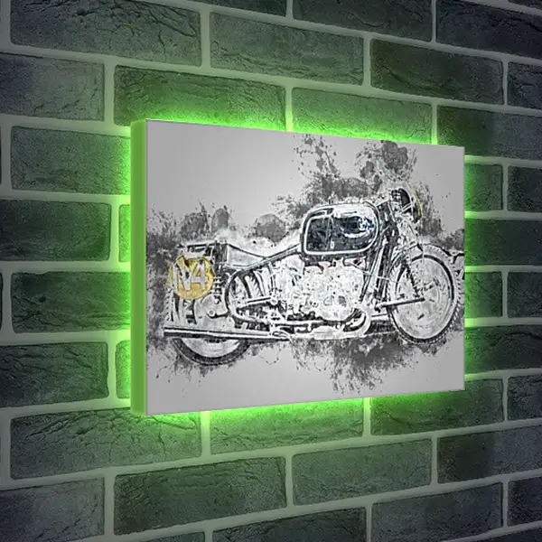 Лайтбокс световая панель - Мотоцикл