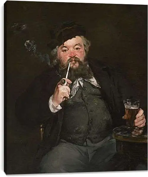 Постер на подрамнике - Кружка пива. Эдуард Мане