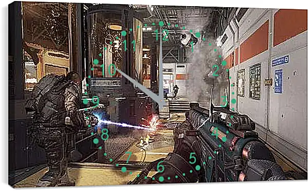 Часы картина - Call Of Duty: Advanced Warfare