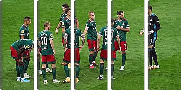 Модульная картина - Перед матчем. ФК Локомотив Москва. FC Lokomotiv Moscow