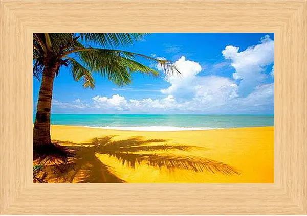 Картина в раме - океан - океан