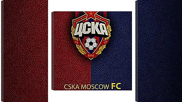 Модульная картина - Эмблема ФК ЦСКА Москва