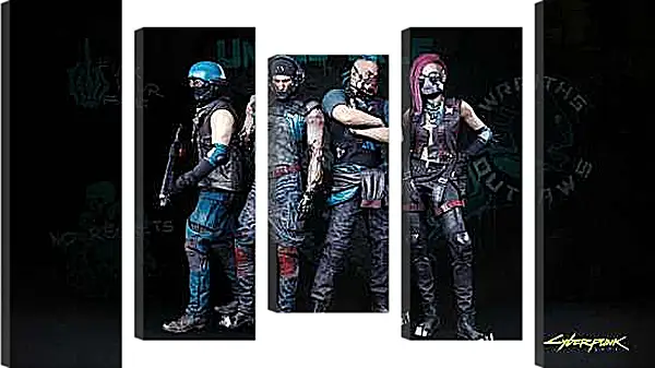 Модульная картина - Cyberpunk 2077