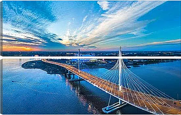 Модульная картина - Панорама Санкт-Петербурга