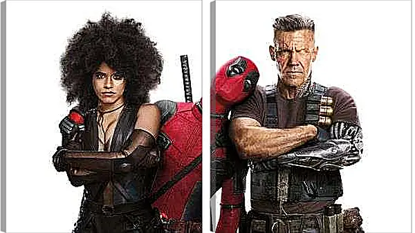 Модульная картина - Дэдпул 2