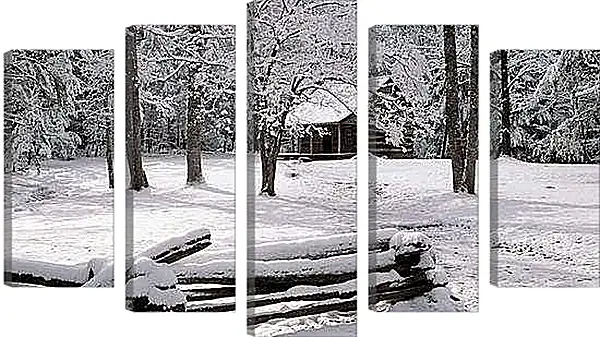 Модульная картина - Зима